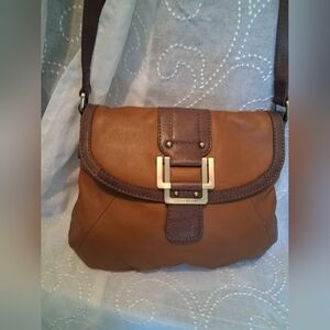 Lucky Brand Brown Leather Crossbody Bag